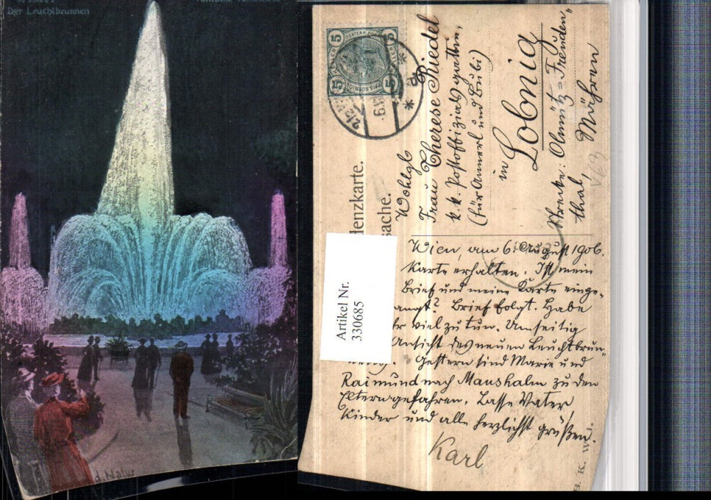 Alte Ansichtskarte – Old Postcard