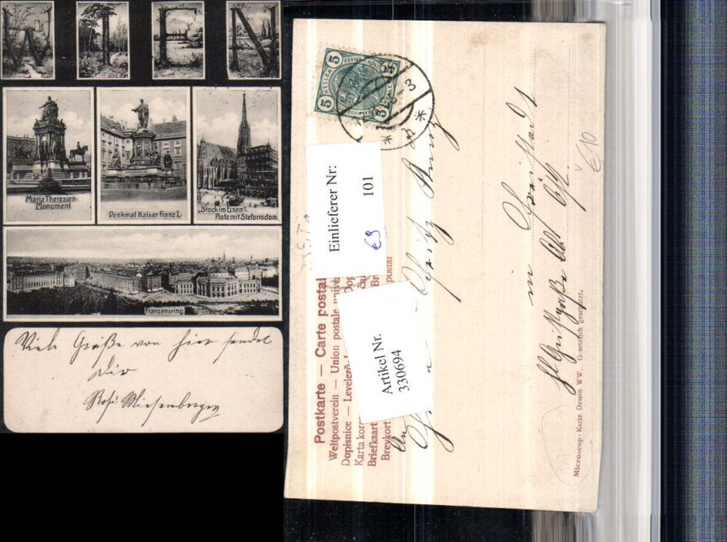 Alte Ansichtskarte – Old Postcard