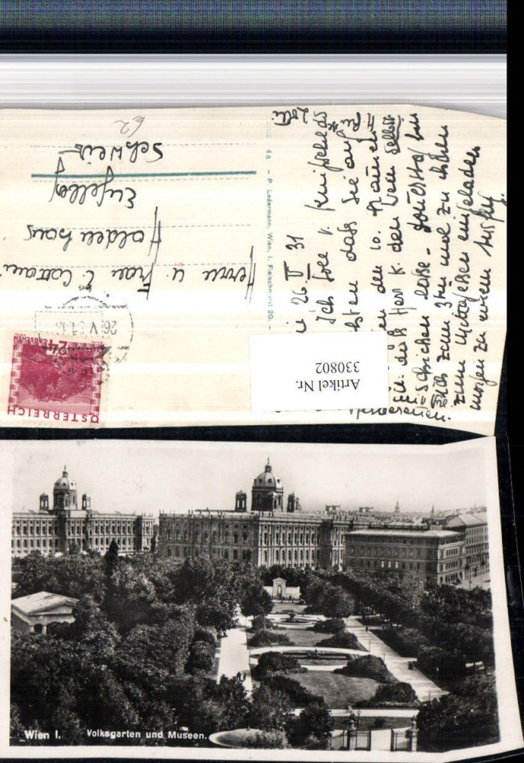 Alte Ansichtskarte – Old Postcard