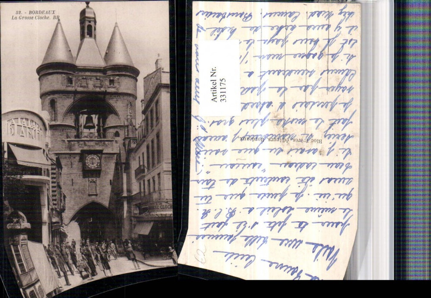 331175,Aquitanien Gironde Bordeaux La Grosse Cloche Glocke Tor