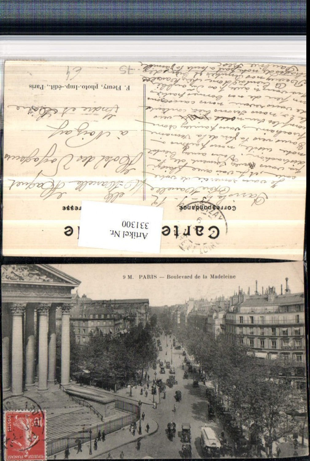331300,Ile-de-France Paris Boulevard de la Madeleine Straßenansicht