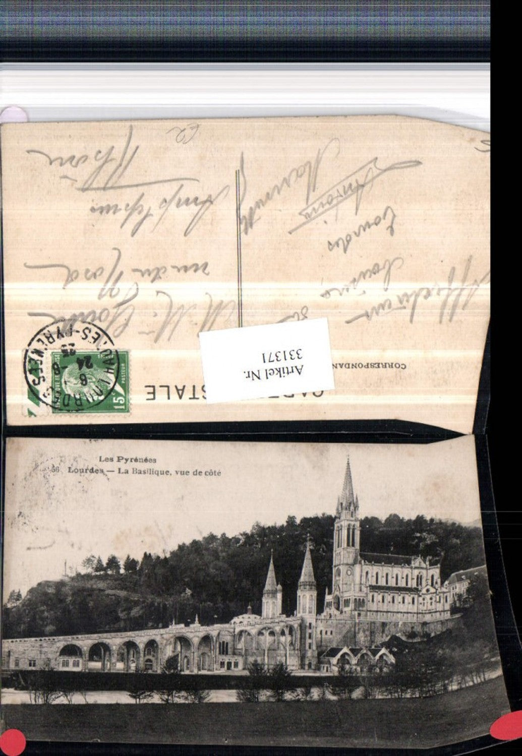331371,Midi-Pyrenees Hautes-Pyrenees Lourdes La Basilique Kirche