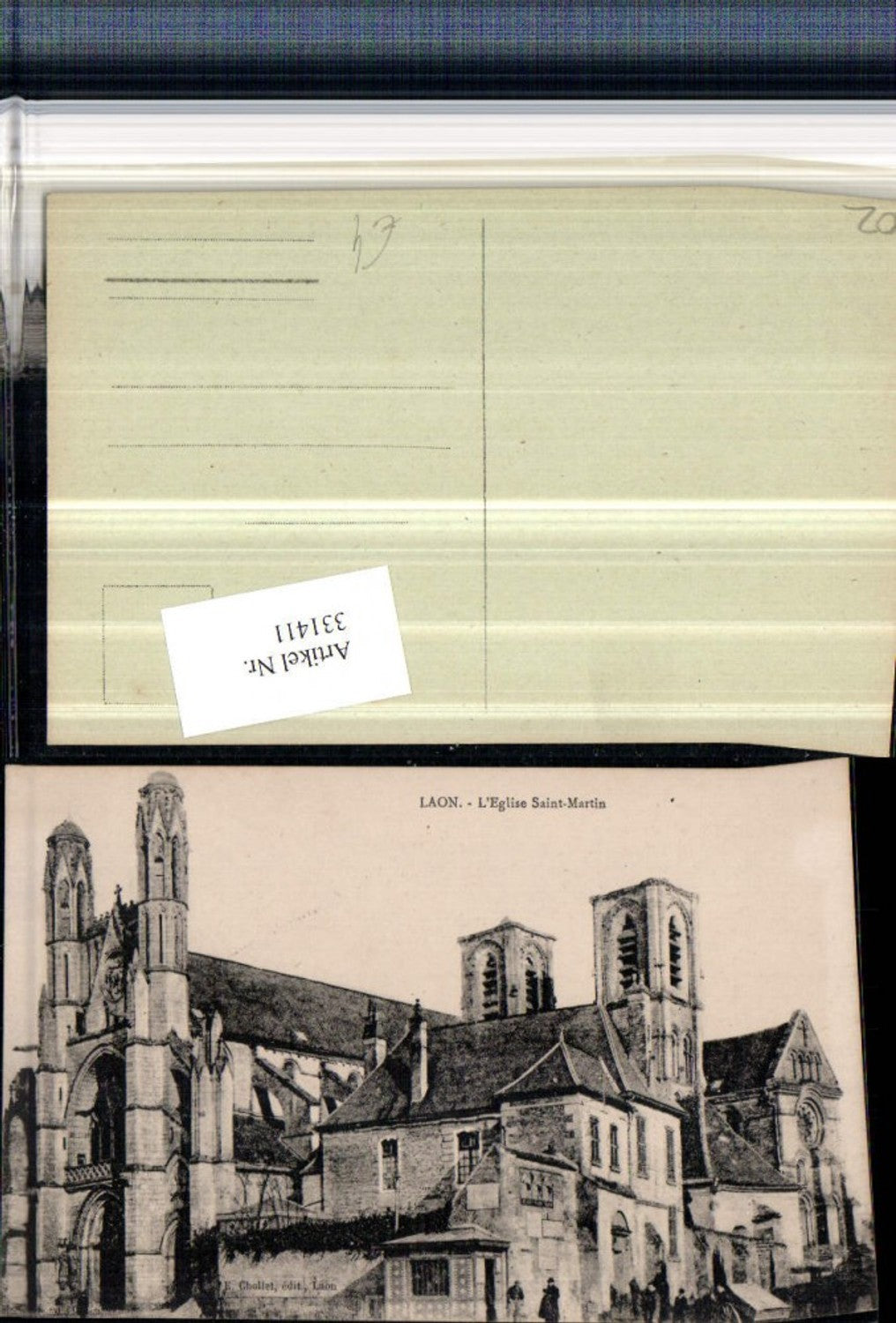 331411,Picardie Aisne Laon L'Eglise Saint-Martin Kirche