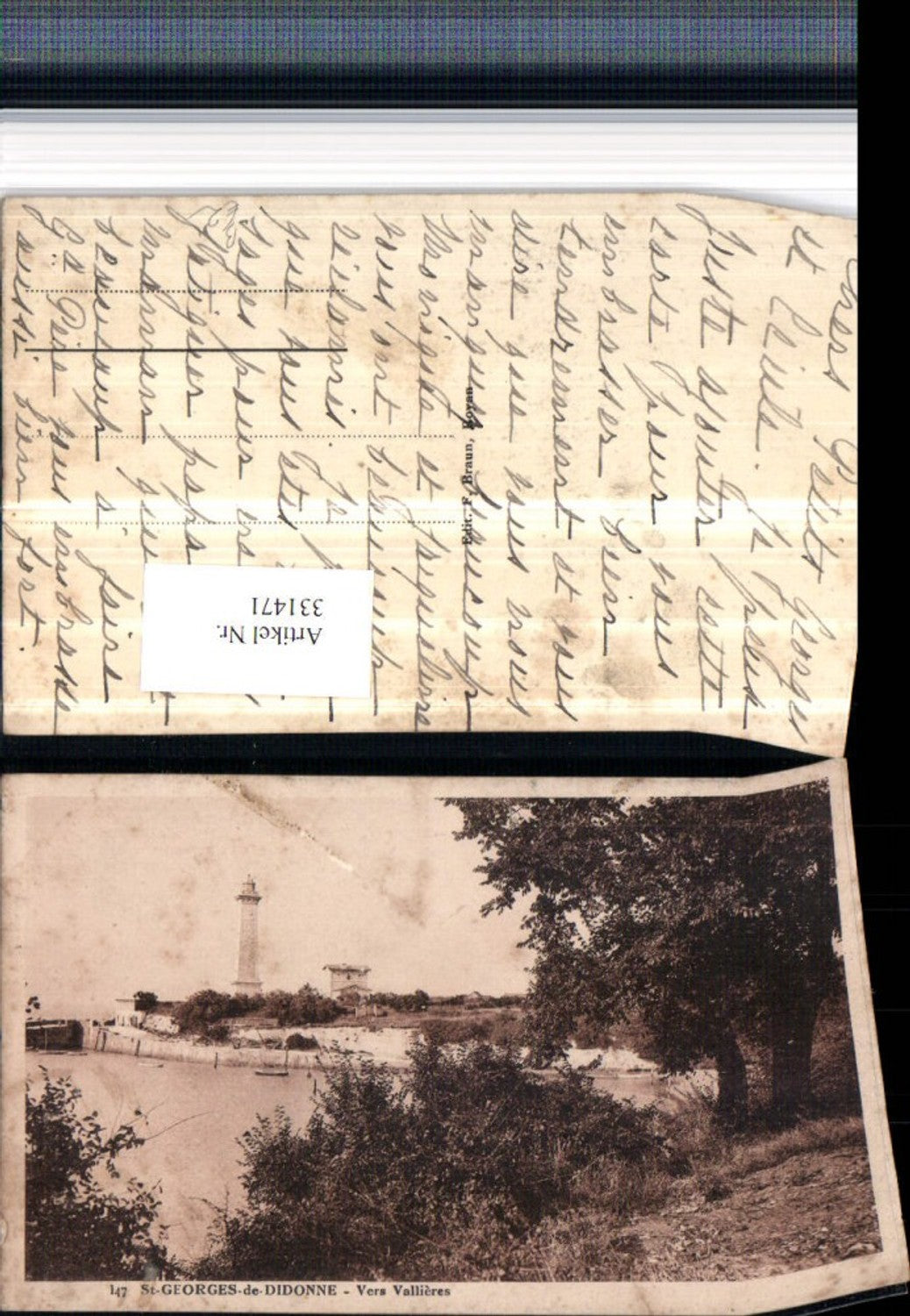 331471,Poitou-Charentes Charente-Maritime St-Geroges-de-Didonne Vers Valleires Leuchtturm