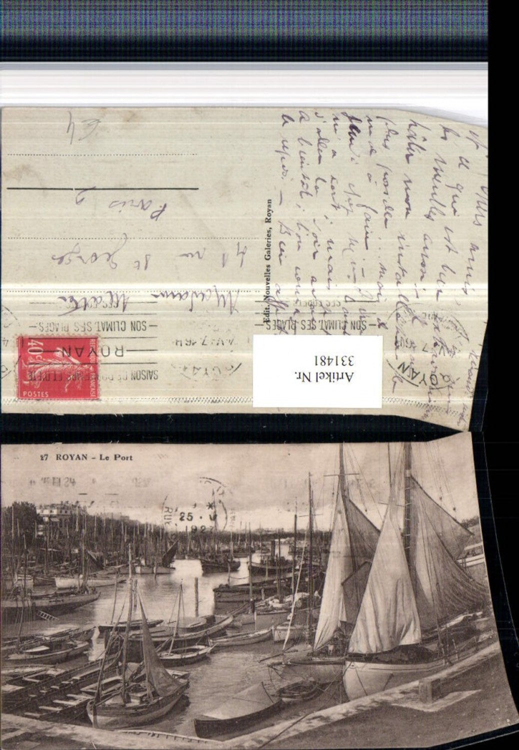 331481,Poitou-Charentes Charente-Maritime Royan Le Port Hafen Segelboote Boote
