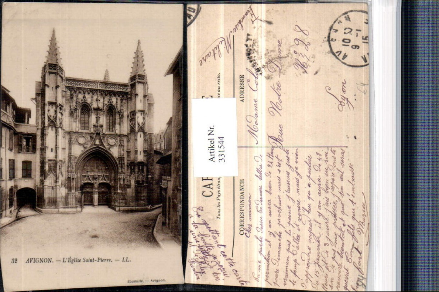 331544,Provence-Alpes-Cote d'Azur Vaucluse Avignon L'Eglise Saint-Pierre church