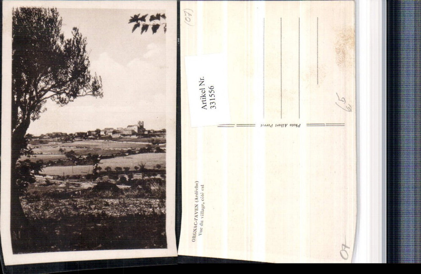 331556,Rhone-Alpes Ardeche Orgnac-l'Aven Vue du village Teilansicht