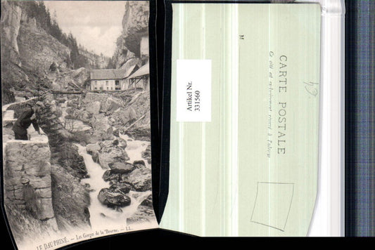 331560,Rhone-Alpes Isere Le Dauphine Les Gorges de la Bourne Wildbach