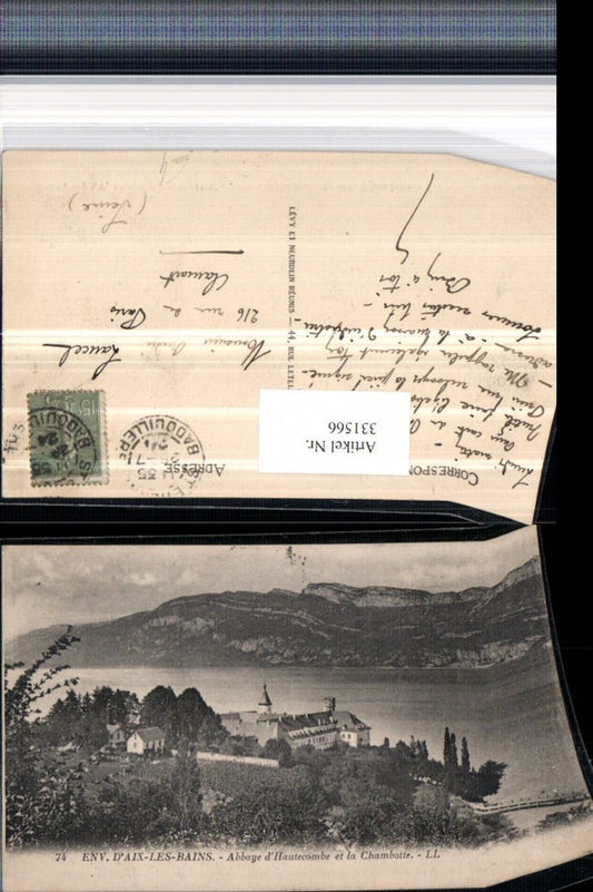 331566,Rhone-Alpes Savoie Aix-les-Bains Abbay d'Hautecombe et la Chambotte Abtei