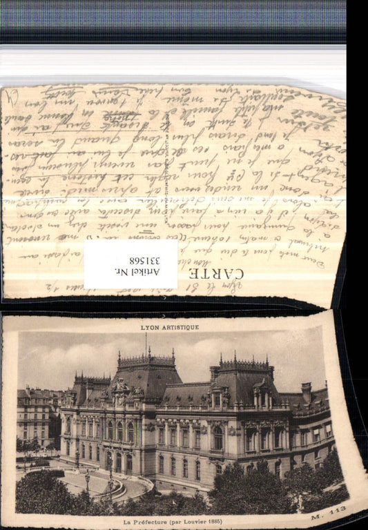 331568,Rhone-Alpes Rhone Lyon La Prefecture Gebäude