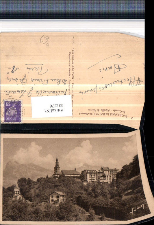 331576,Rhone-Alpes Haute-Savoie St-Gervais-les-Bains Aiguille de Varens Kirche