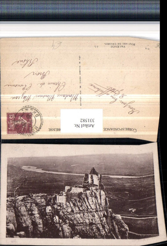 331582,Rhone-Alpes Drome Valence Ruines de Crussol Ruine