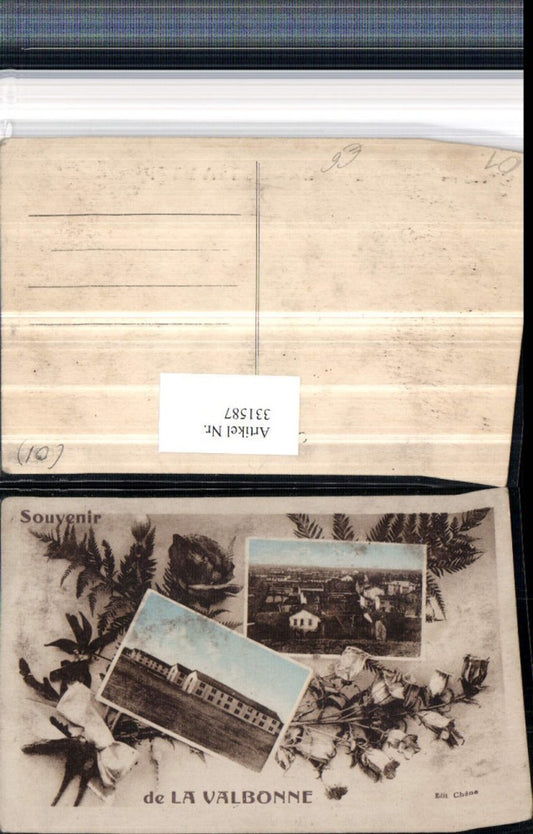 331587,Rhone-Alpes Ain La Valbonne Totale Kaserne Baracken Mehrbildkarte