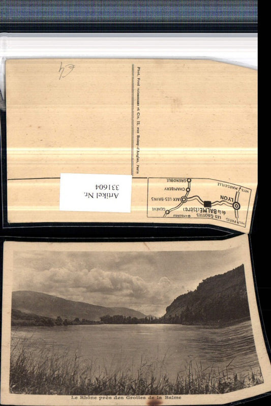 331604,Rhone-Alpes Isere Le Rhone pres des Grottes de la Balme See