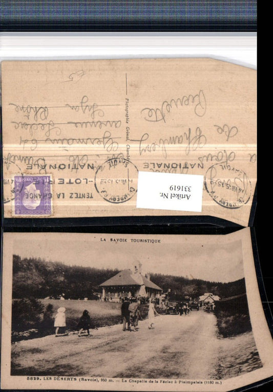331619,Rhone-Alpes Savoie Les Deserts La Chapelle de la Feclaz a Plaimpalais Kapelle