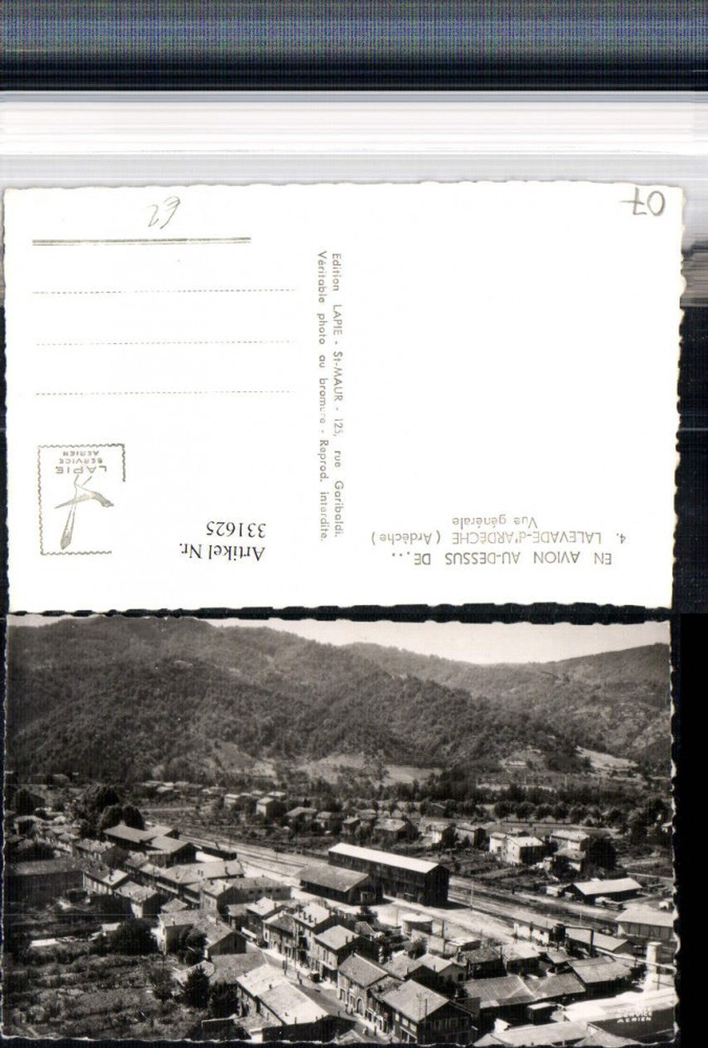 331625,Rhone-Alpes Ardeche Lalevade-d'Ardeche Vue generale Teilansicht Bahnhof