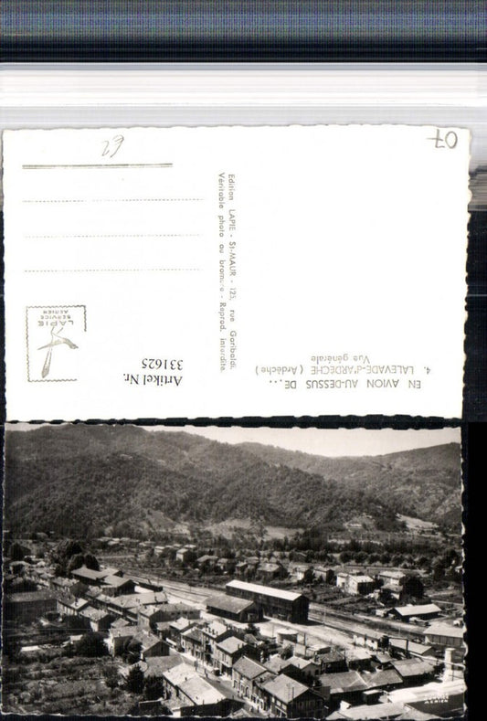 331625,Rhone-Alpes Ardeche Lalevade-d'Ardeche Vue generale Teilansicht Bahnhof