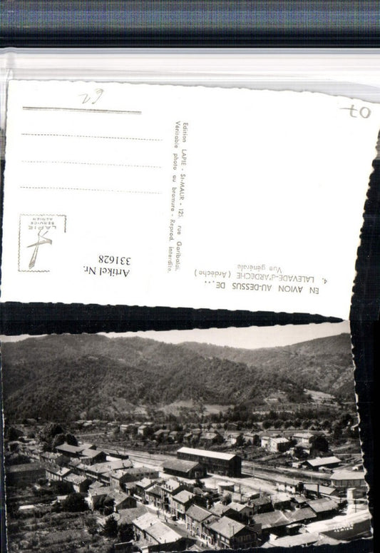 331628,Rhone-Alpes Ardeche Lalevade-d'Ardeche Vue generale Teilansicht Bahnhof