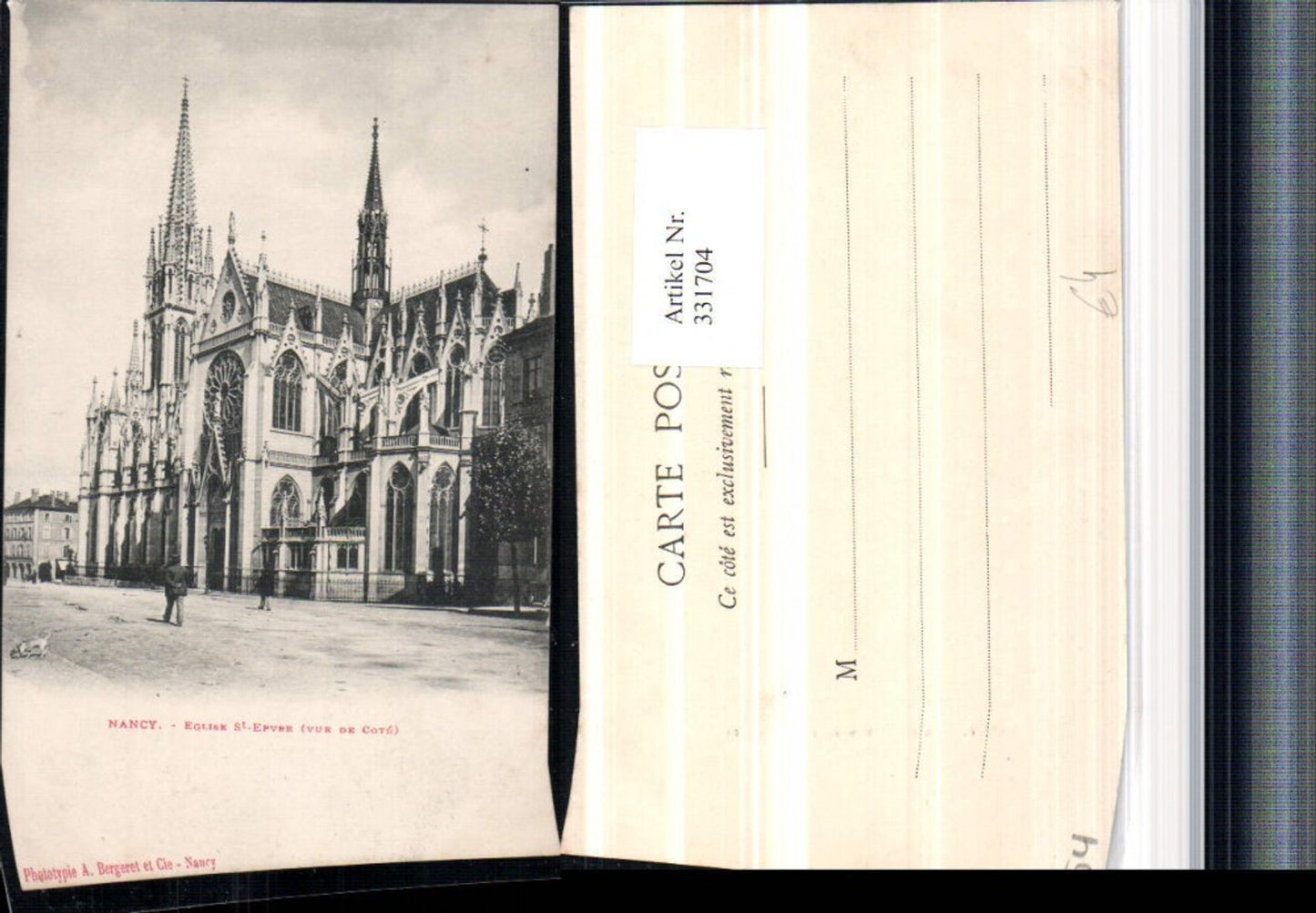 331704,Lothringen Meurthe-et-Moselle Nancy Eglise St-Epvre Kirche