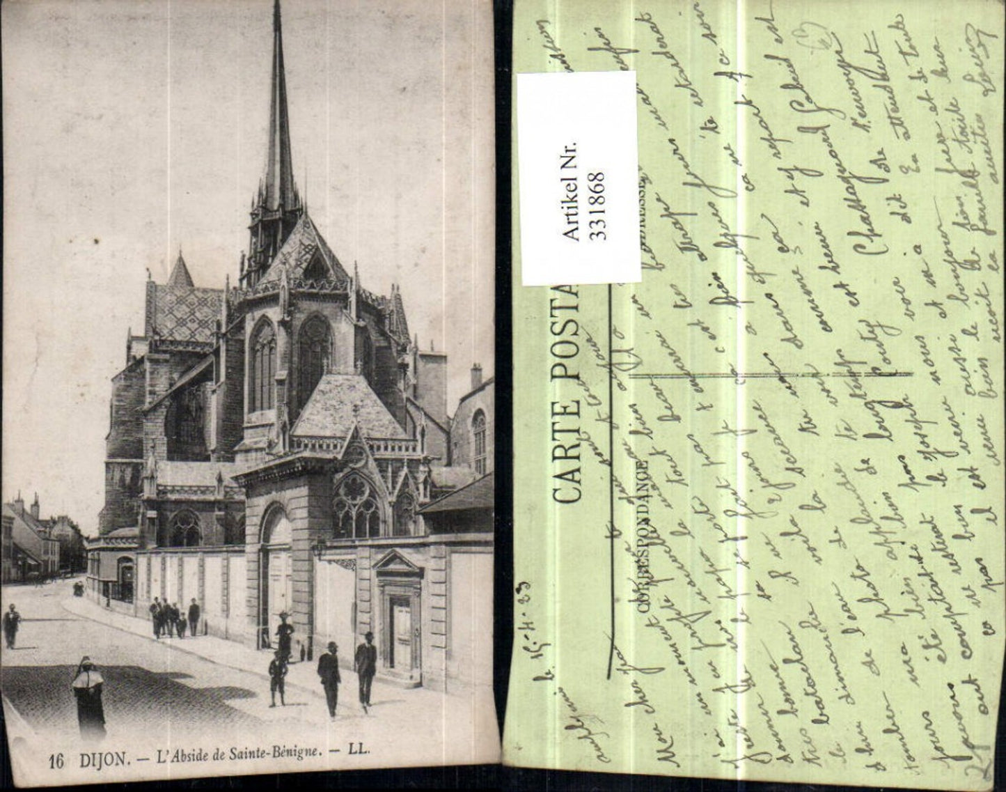 331868,Burgund Cote-Or Dijon L'Abside de Sainte-Benigne Kirche