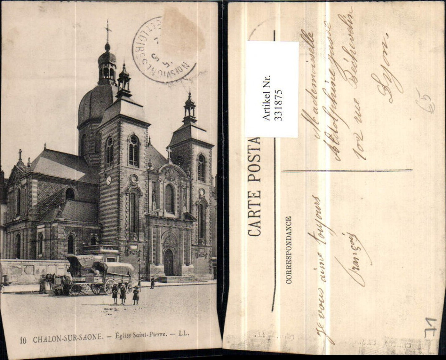 331875,Burgund Saone-et-Loire Chalon-sur-Saone Eglise Saint-Pierre Kirche