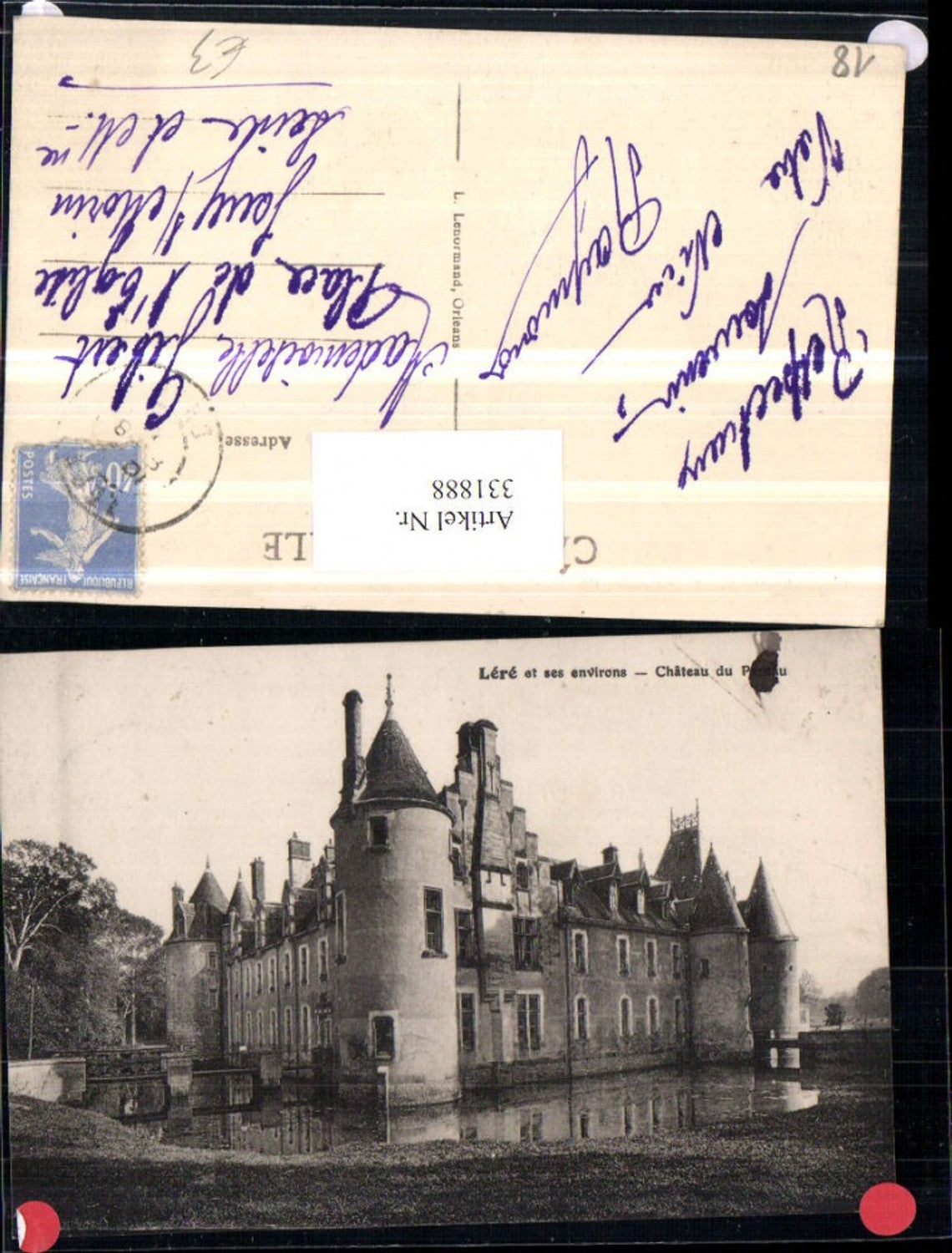 331888,Centre Cher Lere et ses environs Chateau du Pezeau Schloss