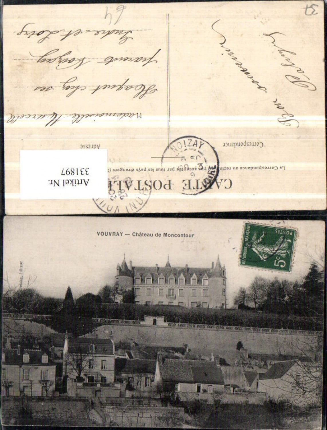 331897,Centre Indre-et-Loire Vouvray Chateau de Moncontour Schloss