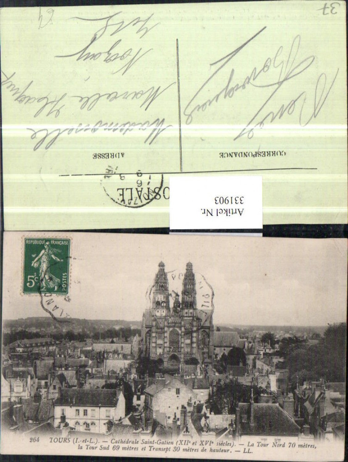 331903,Centre Indre-et-Loire Tours Cathedrale Saint-Gatien Kirche