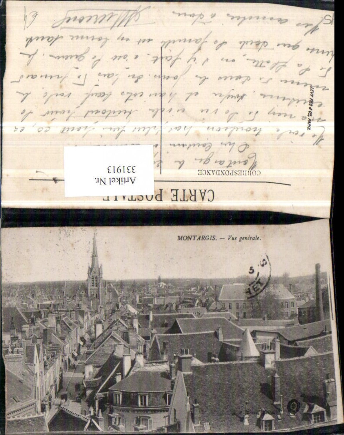 331913,Centre Loiret Montargis Vue generale Totale
