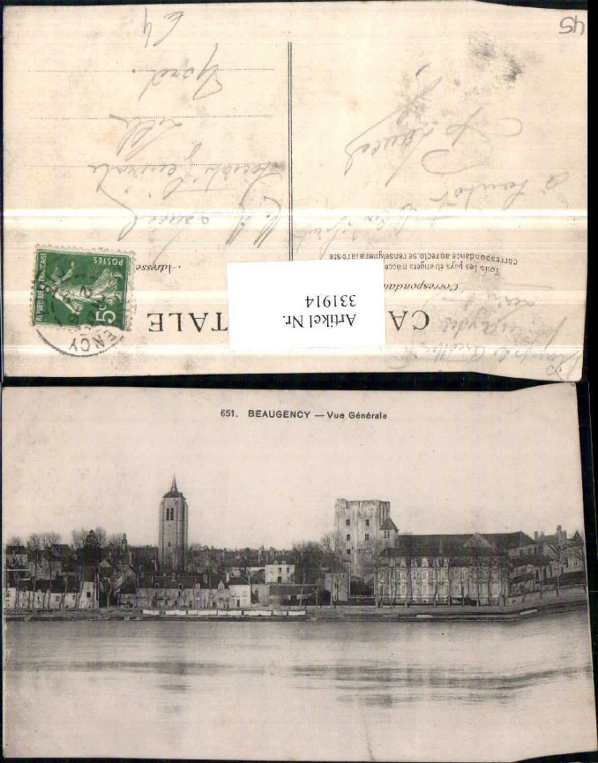 331914,Centre Loiret Beaugency Vue Generale Teilansicht