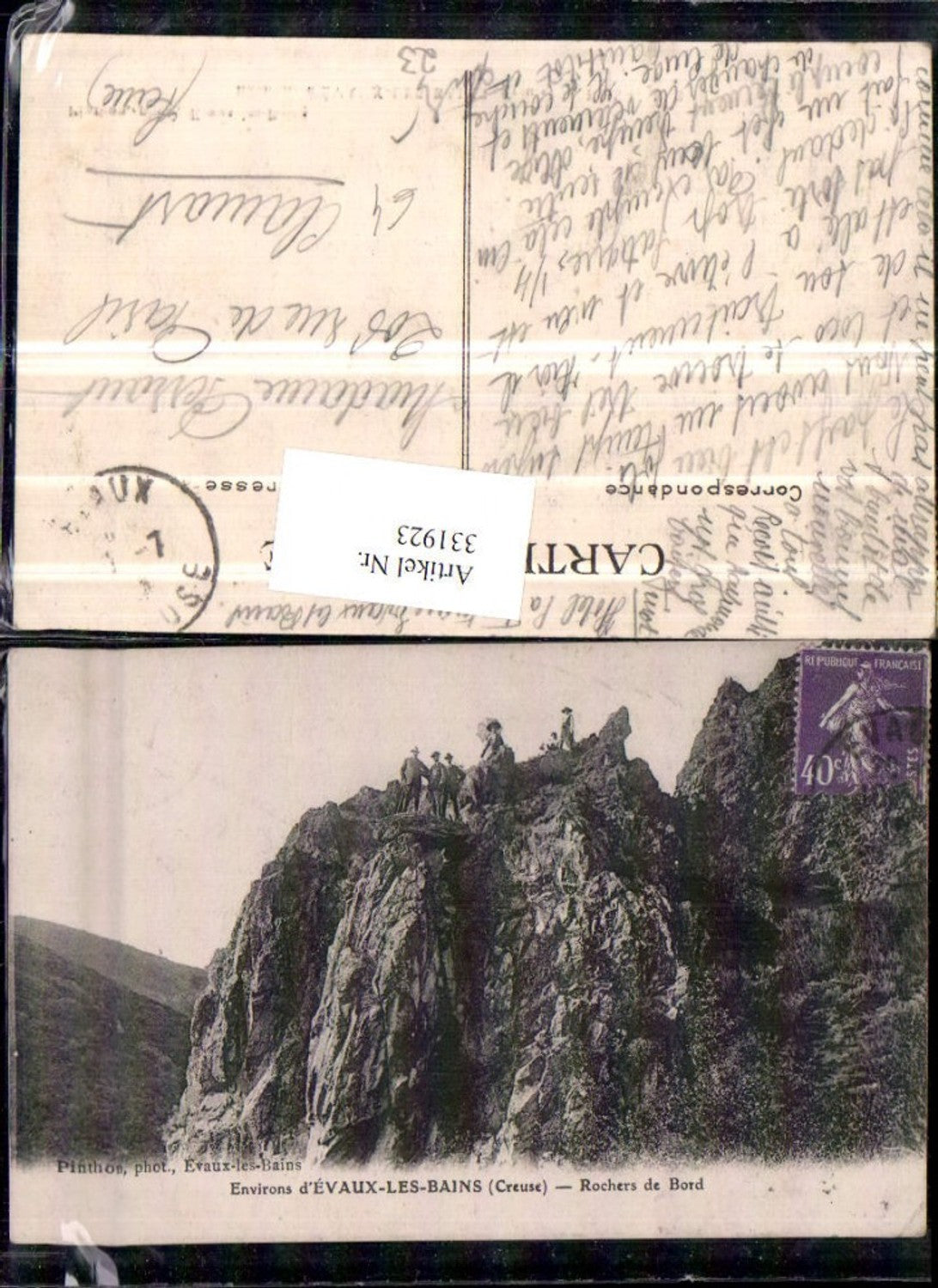331923,Limousin Creuse Evaux-les-Bains Rochers de Bord Felsen