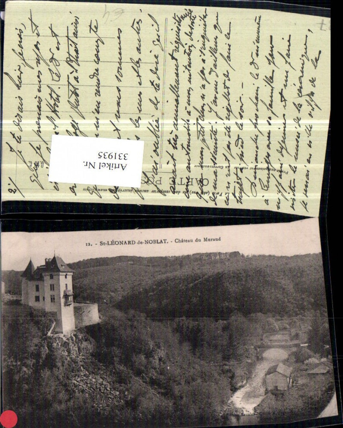331935,Limousin Haute-Vienne St-Leonard-de-Noblat Chateau du Muraud Schloss