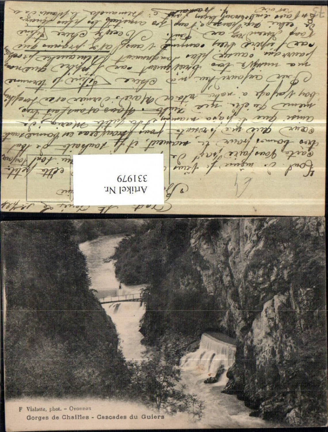 331979,Rhone-Alpes Savoie Gorges de Chailles Cascades du Guiers Wasserfall