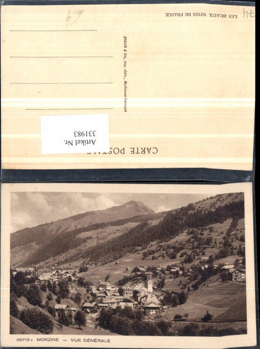 331983,Rhone-Alpes Haute-Savoie Morzine Vue Generale Totale