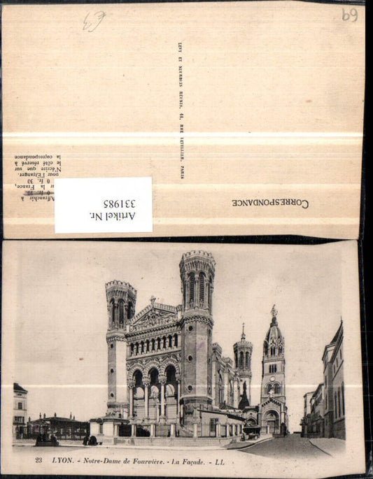331985,Rhone-Alpes Rhone Lyon Notre-Dame de Fourviere Kirche