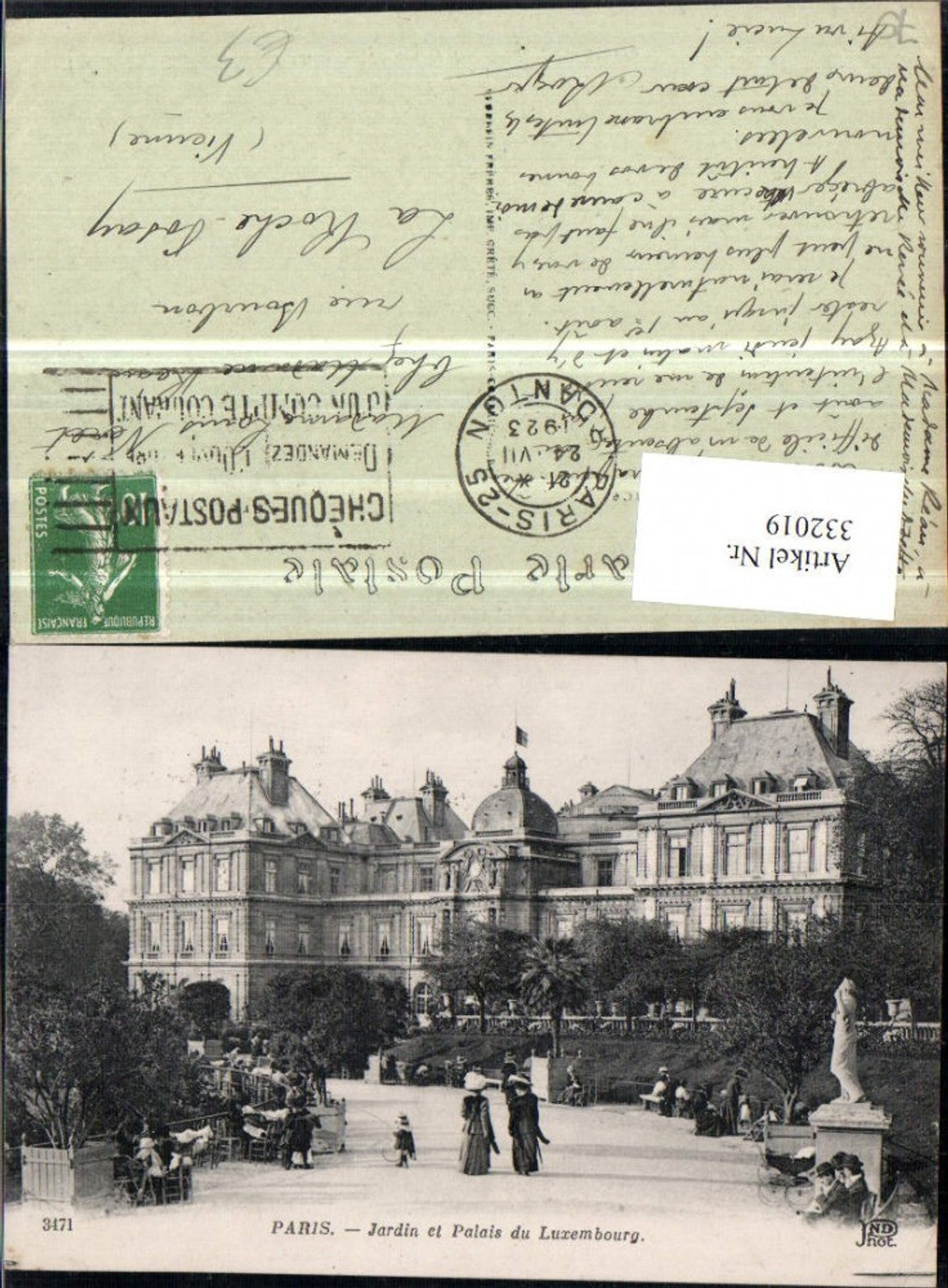 332019,Ile-de-France Paris Jardin et Palais de Luxembourg Schloss