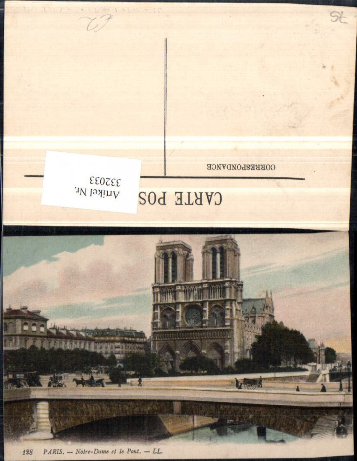 332033,Ile-de-France Paris Notre-Dame et le Pont Kirche Brücke