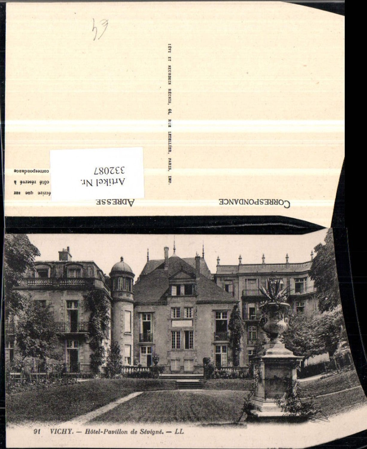 332087,Auvergne Allier Vichy Hotel Pavillon de Sevigne