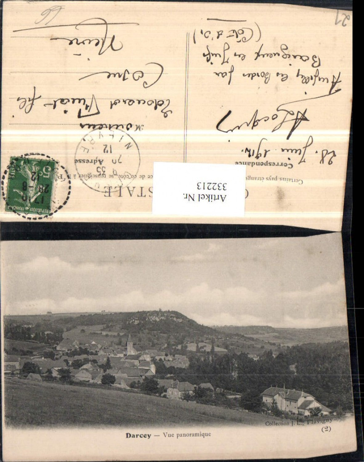 332213,Burgund Cote-Or Darcey Vue panoramique Totale
