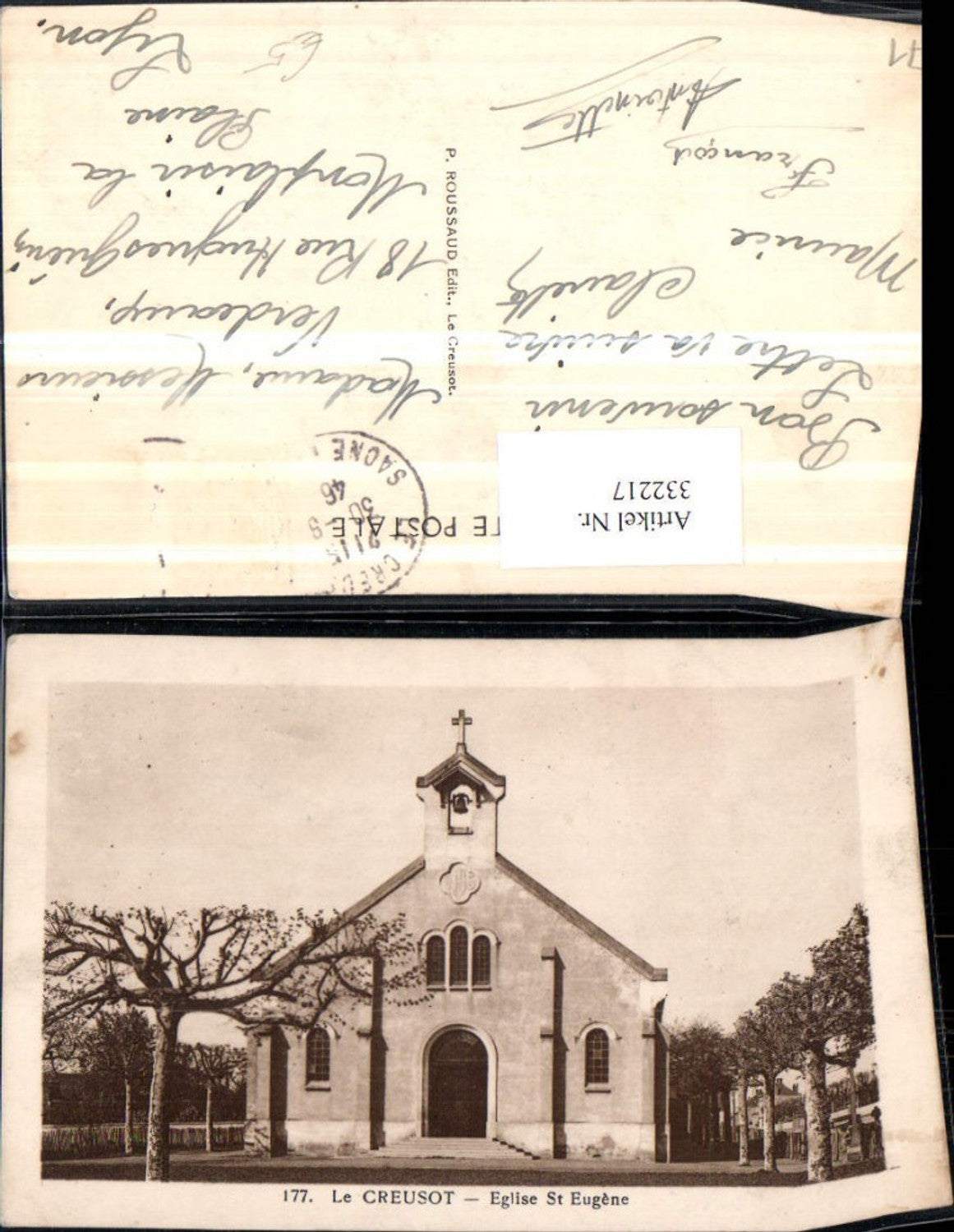 332217,Burgund Saone-et-Loire Le Creusot Eglise St-Eugene Kirche