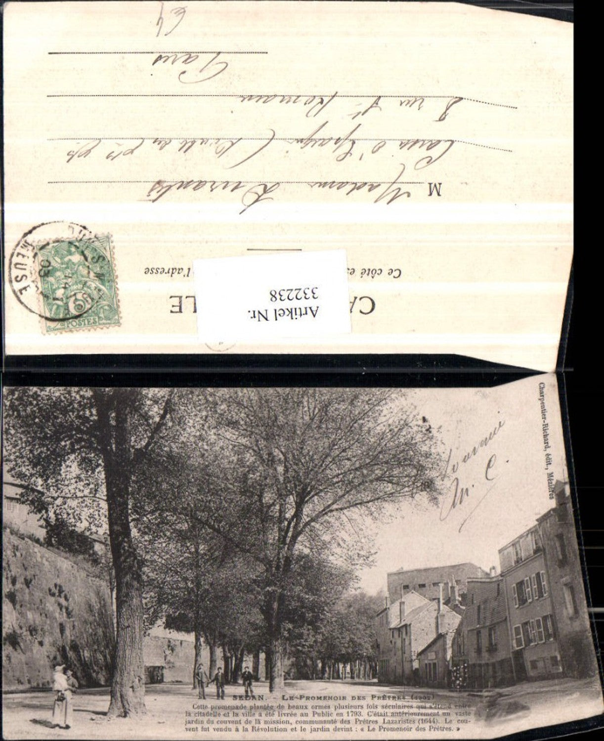 332238,Champagne-Ardenne Ardennes Sedan Le Promenoir des Pretres Straßenansicht