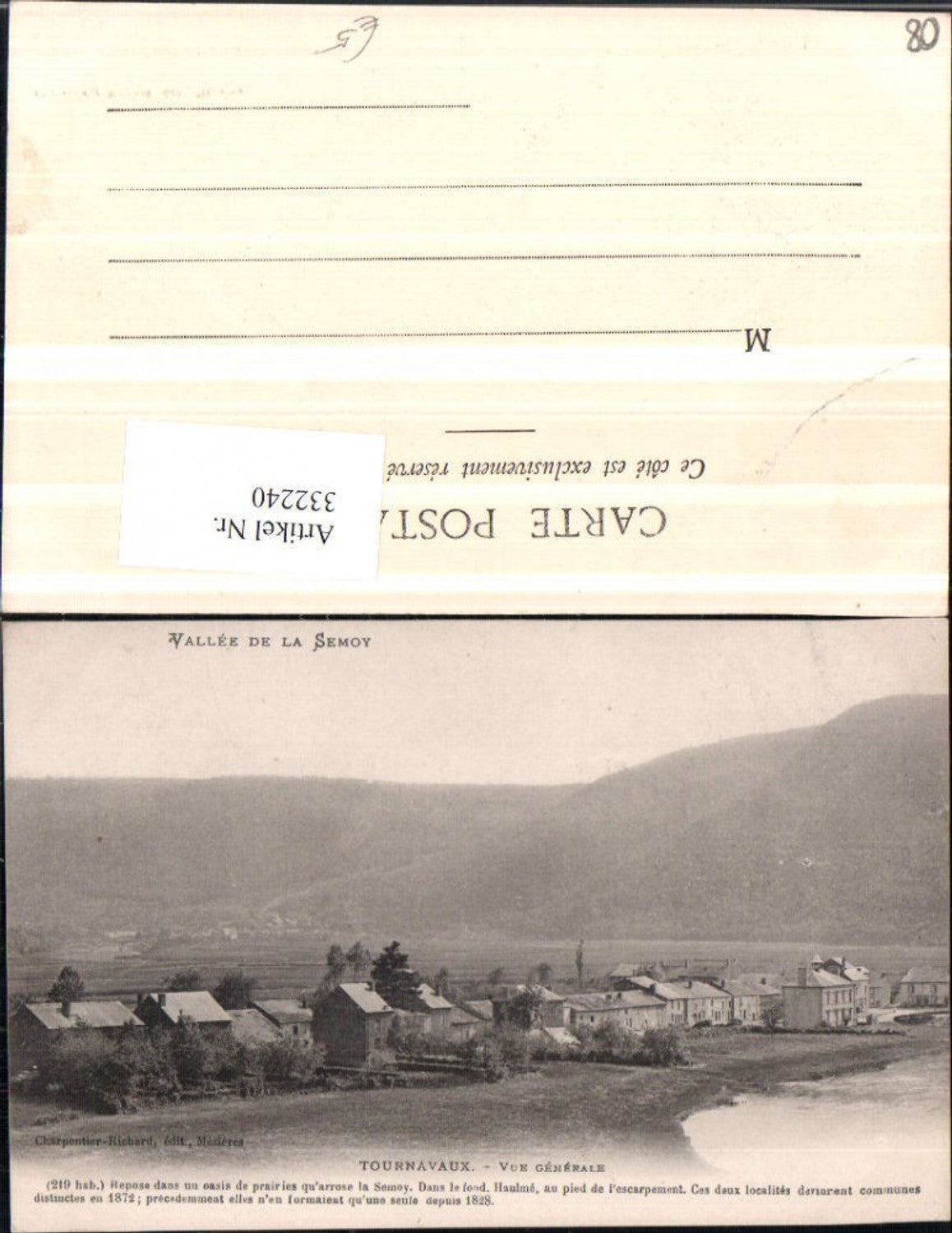 332240,Champagne-Ardenne Ardennes Tournavaux Vue Generale Totale
