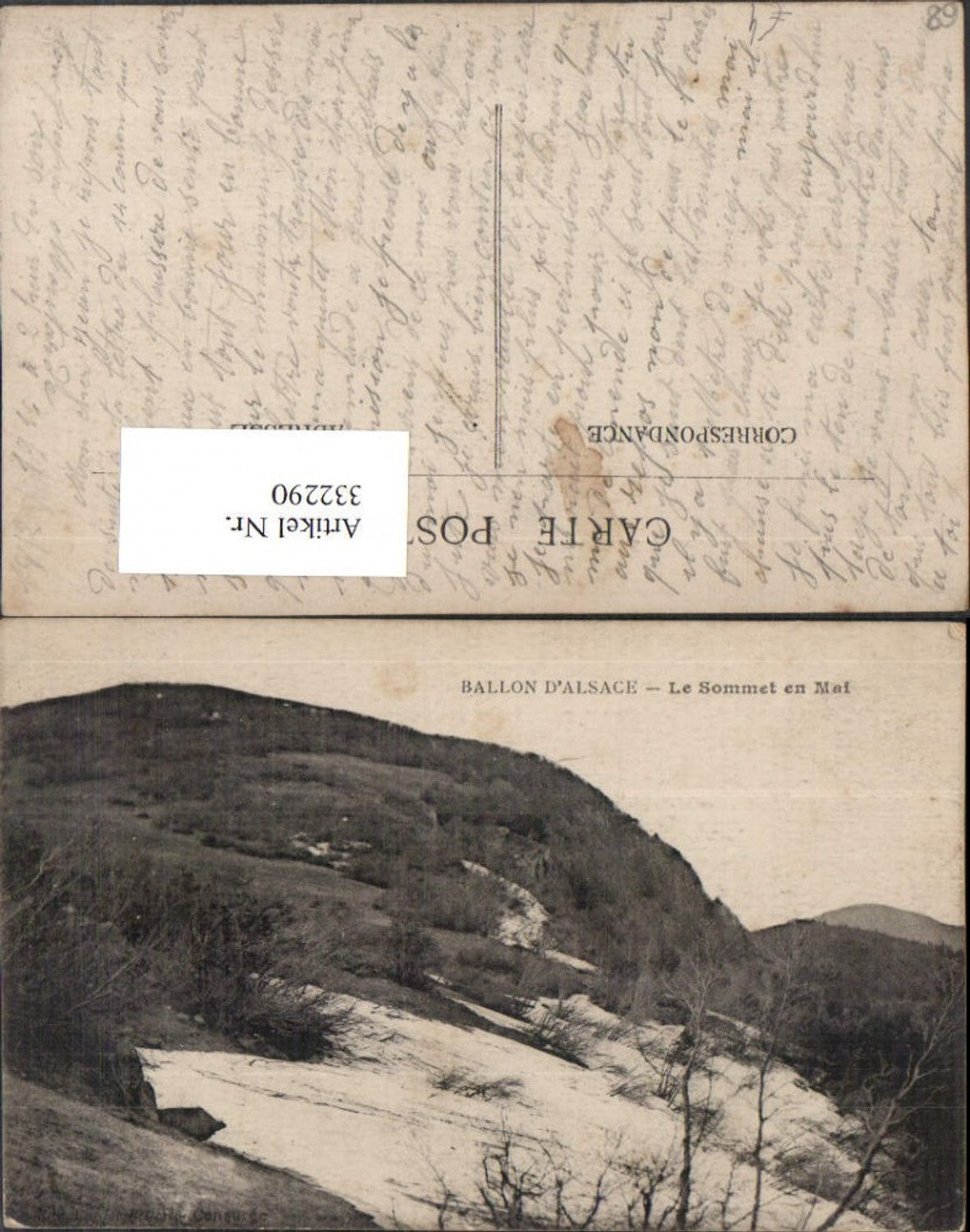 332290,Elsass Haut-Rhin Ballon d'Alsace Le Sommet en Mai Bergkulisse