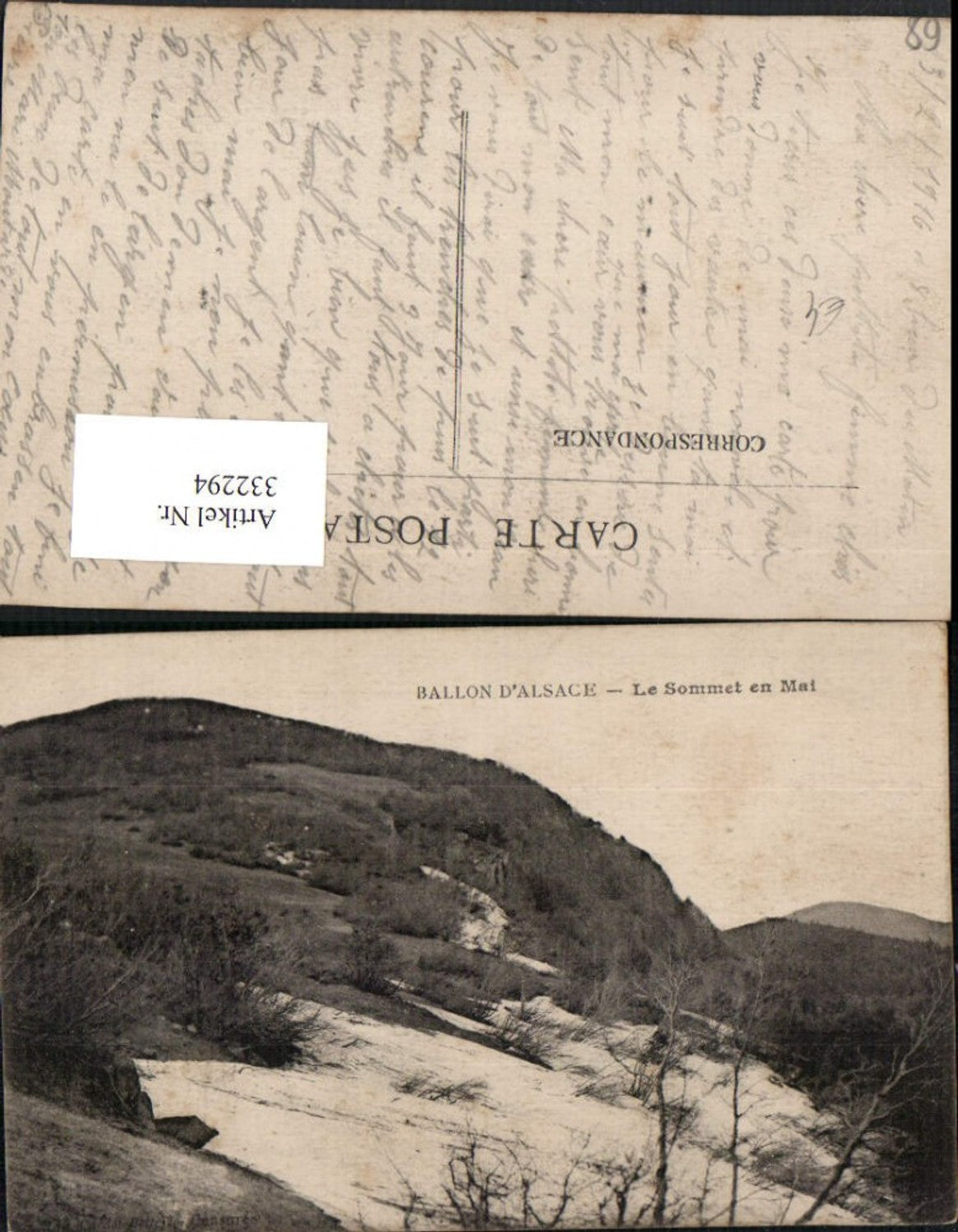 332294,Elsass Haut-Rhin Ballon d'Alsace Le Sommet en Mai Bergkulisse