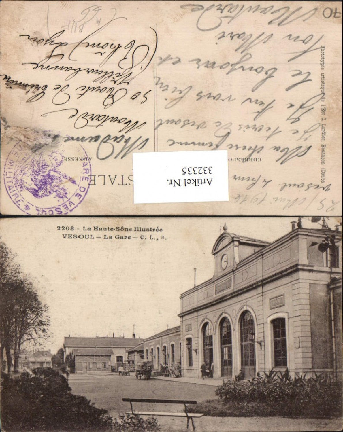 332335,Franche-Compte Haute-Saone Vesoul La Gare Bahnhof