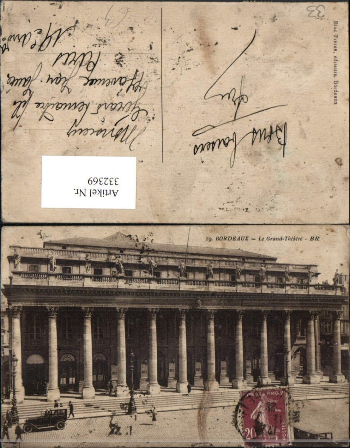 332369,Aquitanien Gironde Bordeaux Le Grand Theatre Theater