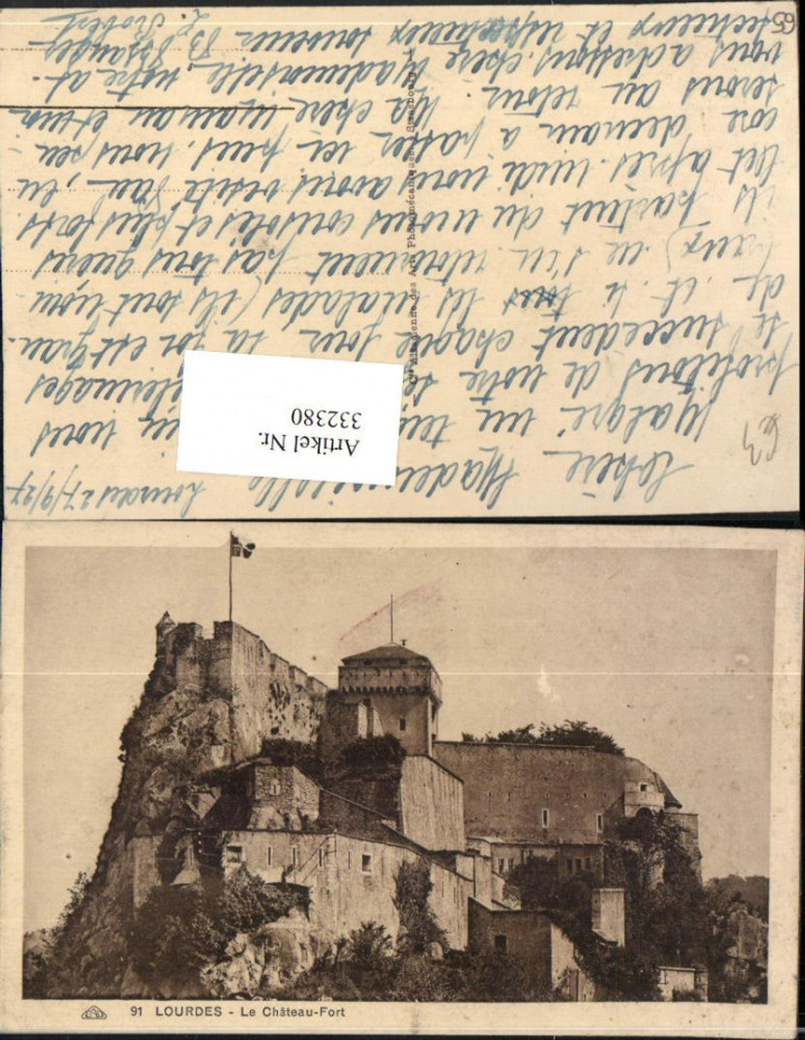 332380,Midi-Pyrenees Hautes-Pyrenees Lourdes Le Chateau-Fort Festung