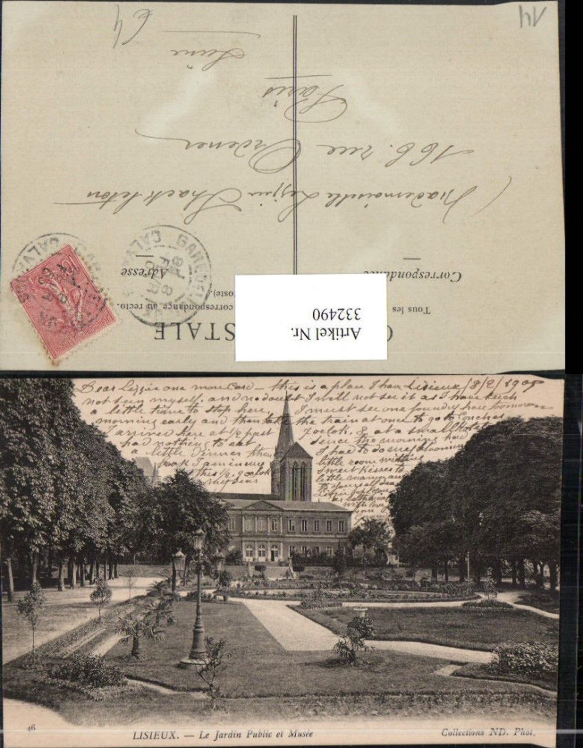 332490,Basse-Normandie Calvados Lisieux Le Jardin Public et Musee Park