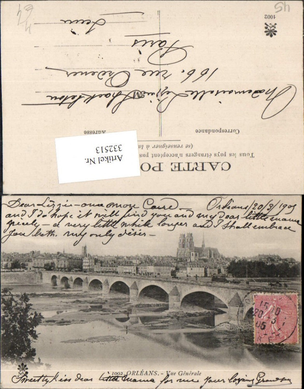 332513,Centre Loiret Orleans Vue Generale Totale Brücke