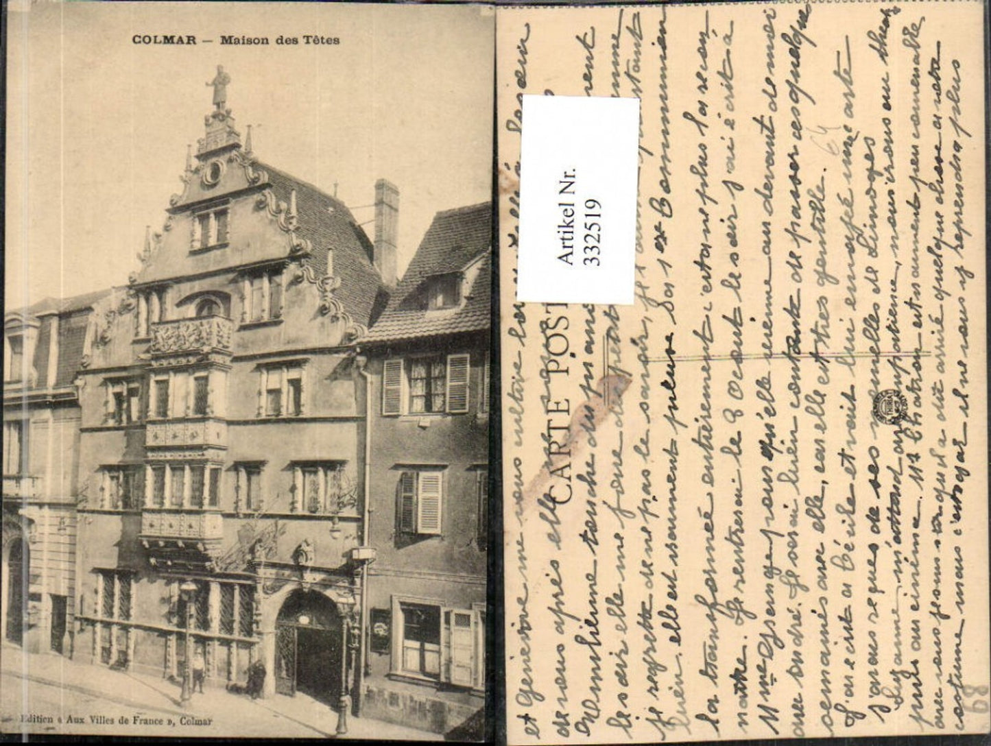 332519,Elsass Haut-Rhin Colmar Maison des Tetes